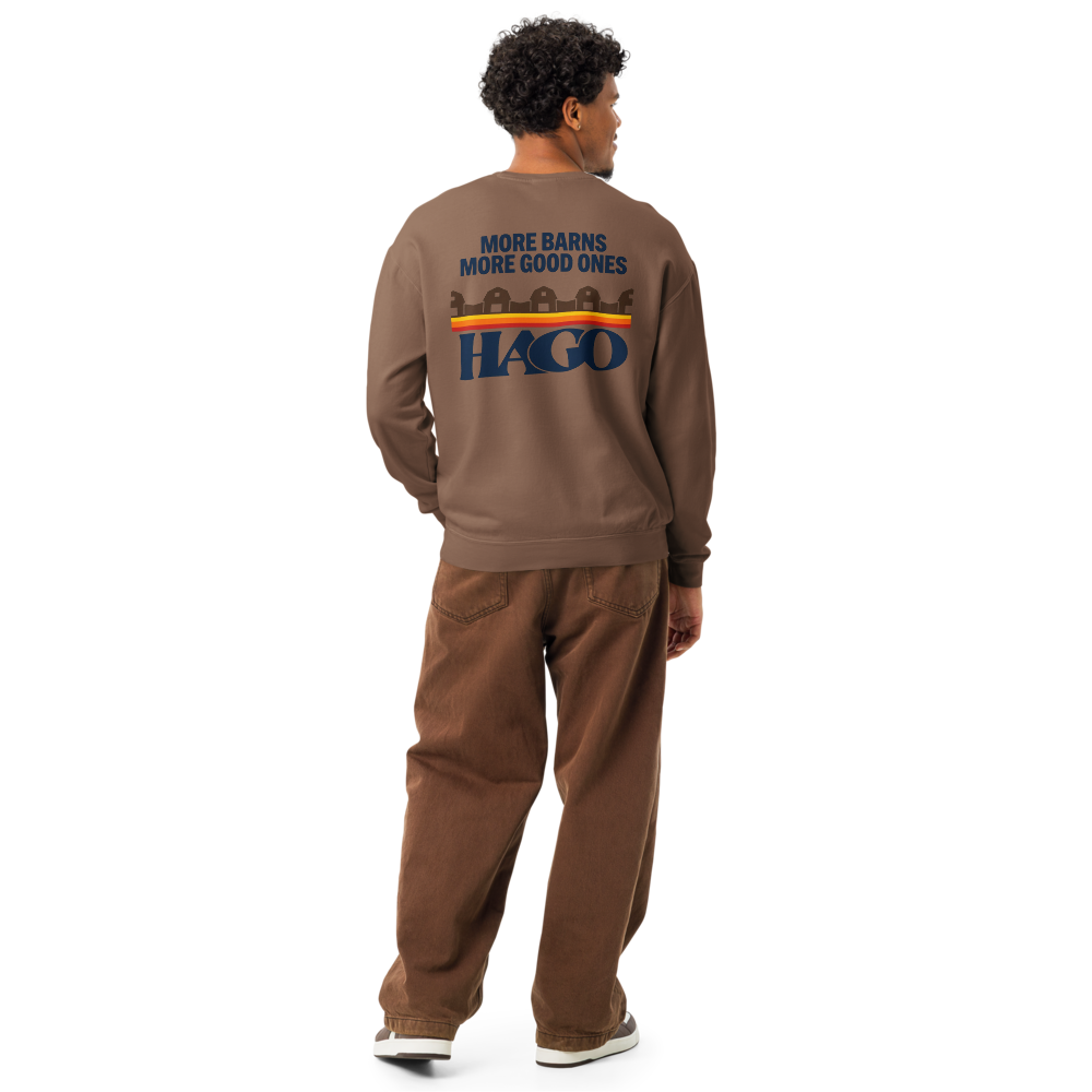 More Good Ones Come From Barns | Garment-Dyed Fleece Crewneck Sweatshirt