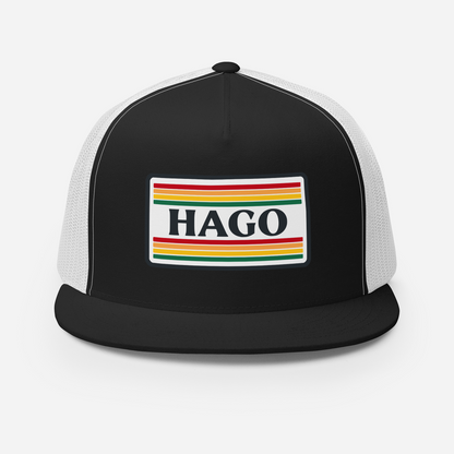 Retro Gives Me the Feels Flat Bill Trucker Hat | Mesh Snapback