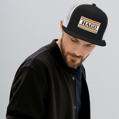 Retro Gives Me the Feels Flat Bill Trucker Hat | Mesh Snapback