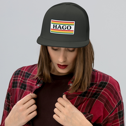 Retro Gives Me the Feels Flat Bill Trucker Hat | Mesh Snapback