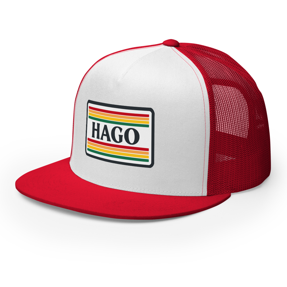 Retro Gives Me the Feels Flat Bill Trucker Hat | Mesh Snapback