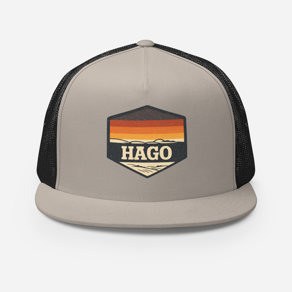 Retro Gives Me the Feels Flat Bill Trucker Hat | Mesh Snapback