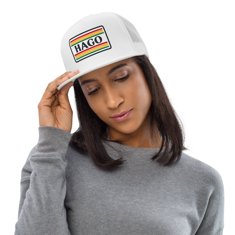 Retro Gives Me the Feels Flat Bill Trucker Hat | Mesh Snapback