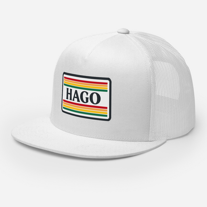 Retro Gives Me the Feels Flat Bill Trucker Hat | Mesh Snapback