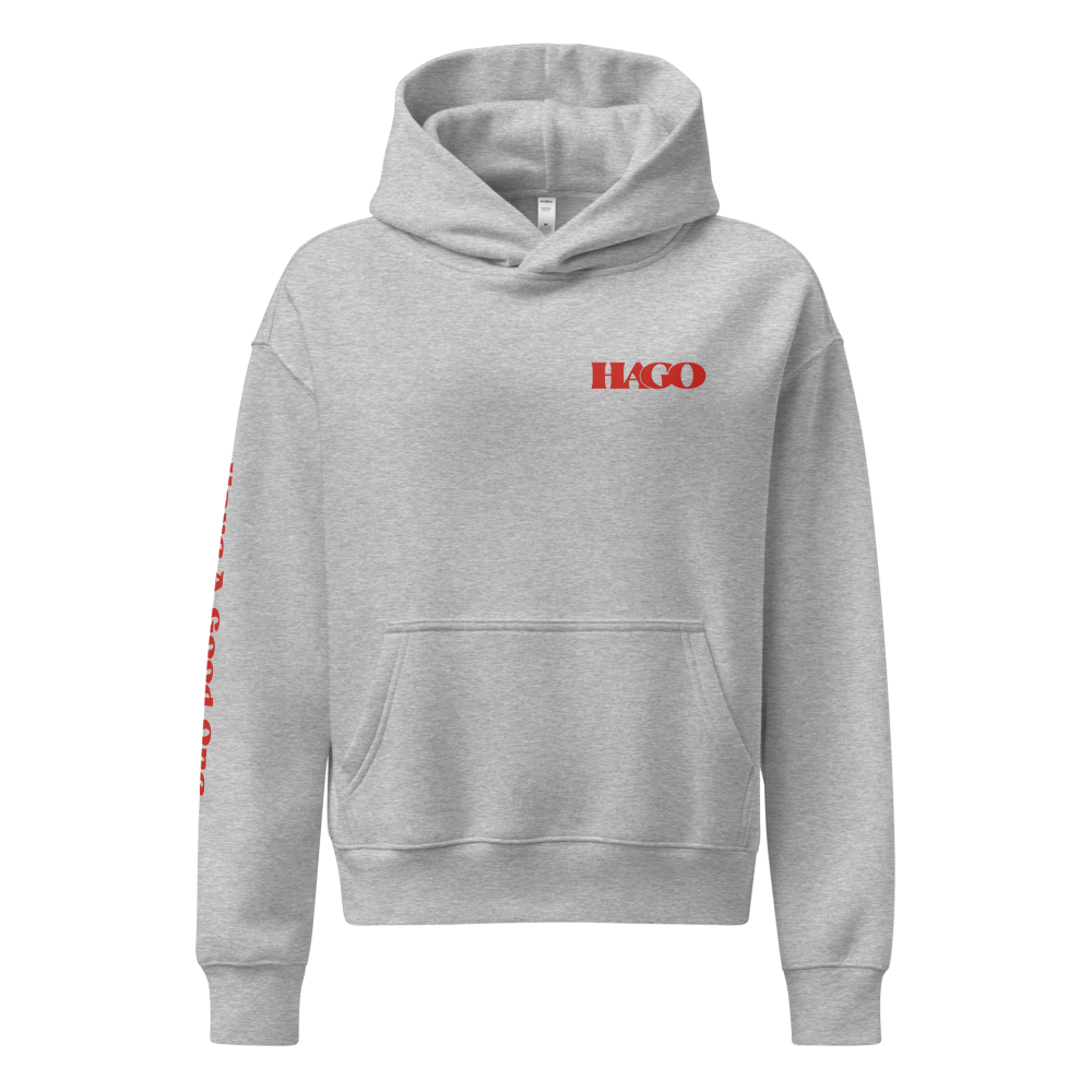 HAGO Wordmark Women's Relaxed Hoodie | Pullover Sweatshirt