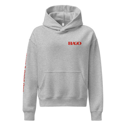 HAGO Wordmark Women's Relaxed Hoodie | Pullover Sweatshirt