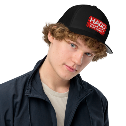 Work Hard Stay Humble Mesh Fitted Hat, Closed Back