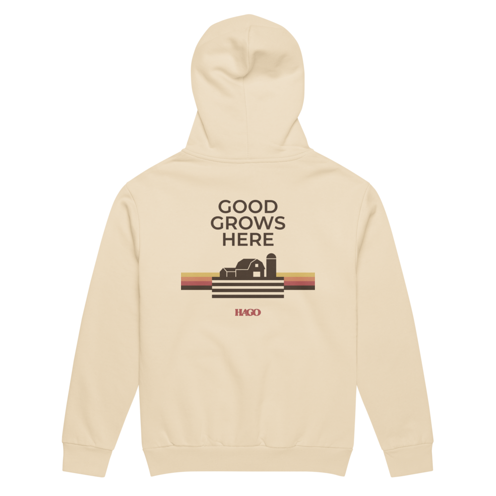 Good Grows Here Hoodie | Urban Garment-Dyed Pullover Sweatshirt