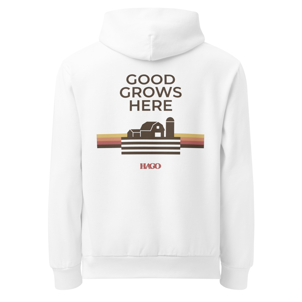 Good Grows Here Hoodie | Urban Garment-Dyed Pullover Sweatshirt