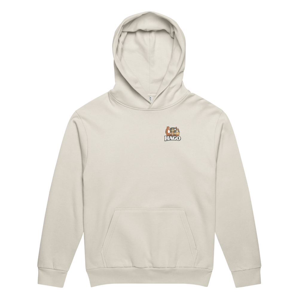 HAGO Camp Rules Hoodie | Urban Garment-Dyed Pullover Sweatshirt