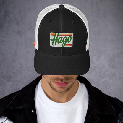 Sunset Retro HAGO Trucker Hat
