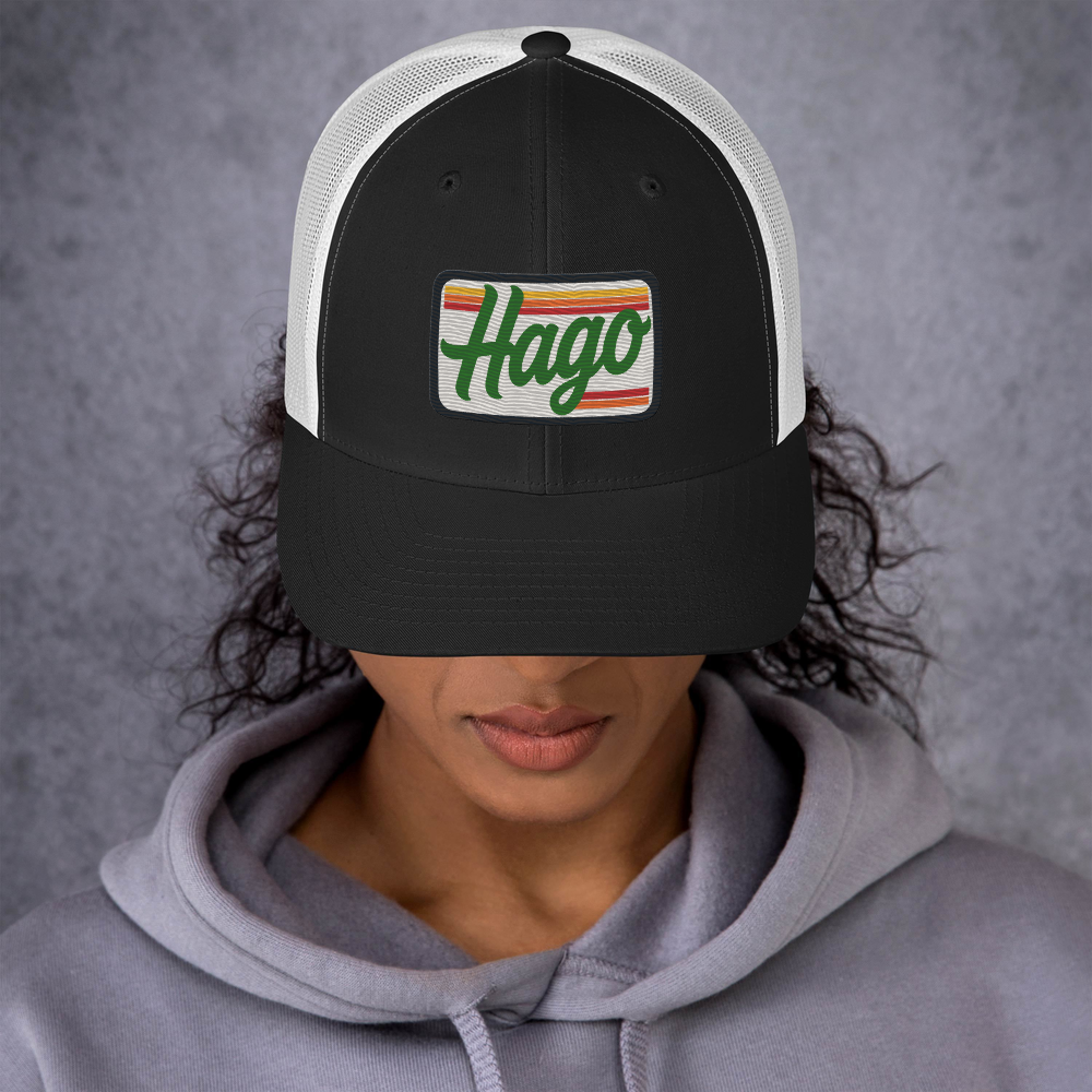 Sunset Retro HAGO Trucker Hat