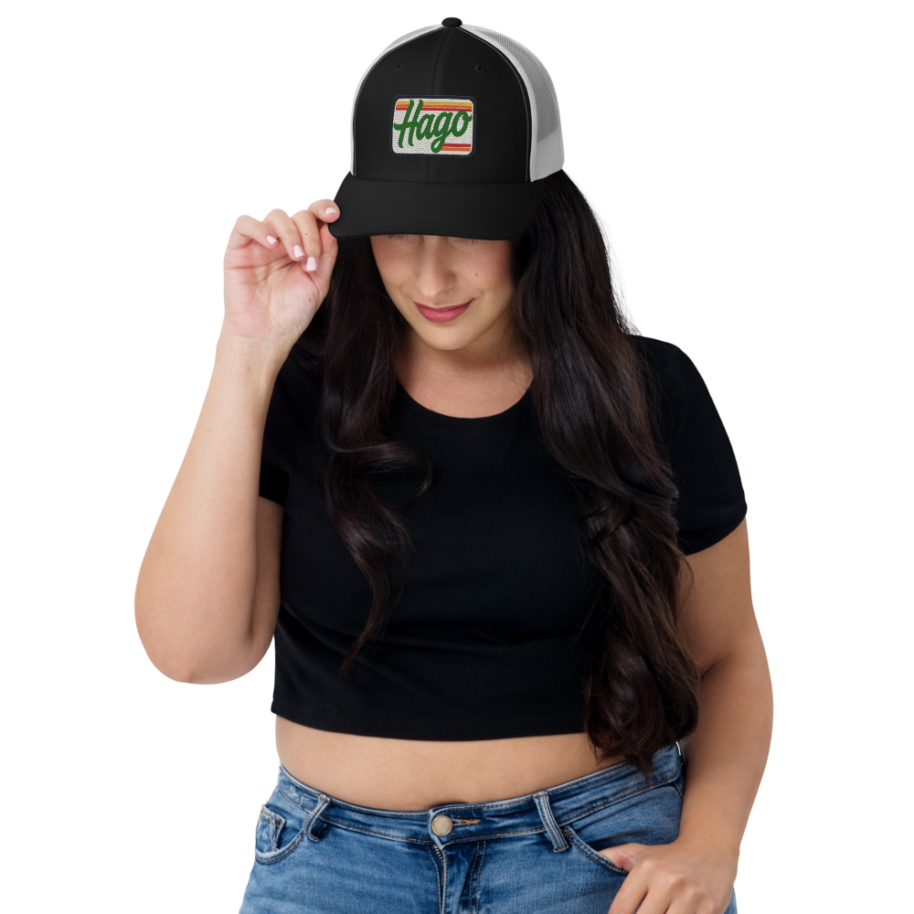 Sunset Retro HAGO Trucker Hat