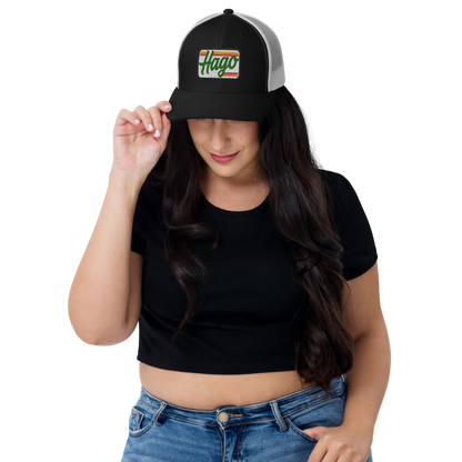 Sunset Retro HAGO Trucker Hat