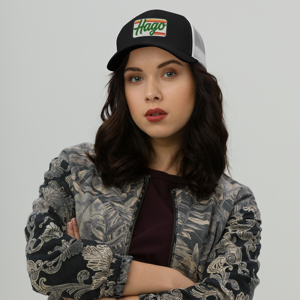 Sunset Retro HAGO Trucker Hat