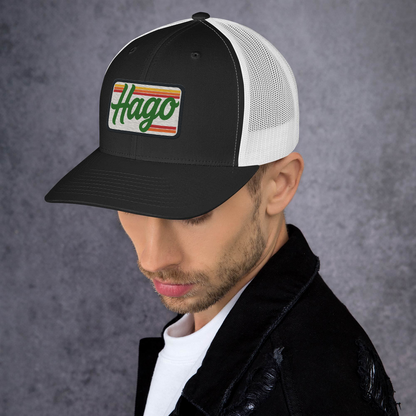 Sunset Retro HAGO Trucker Hat