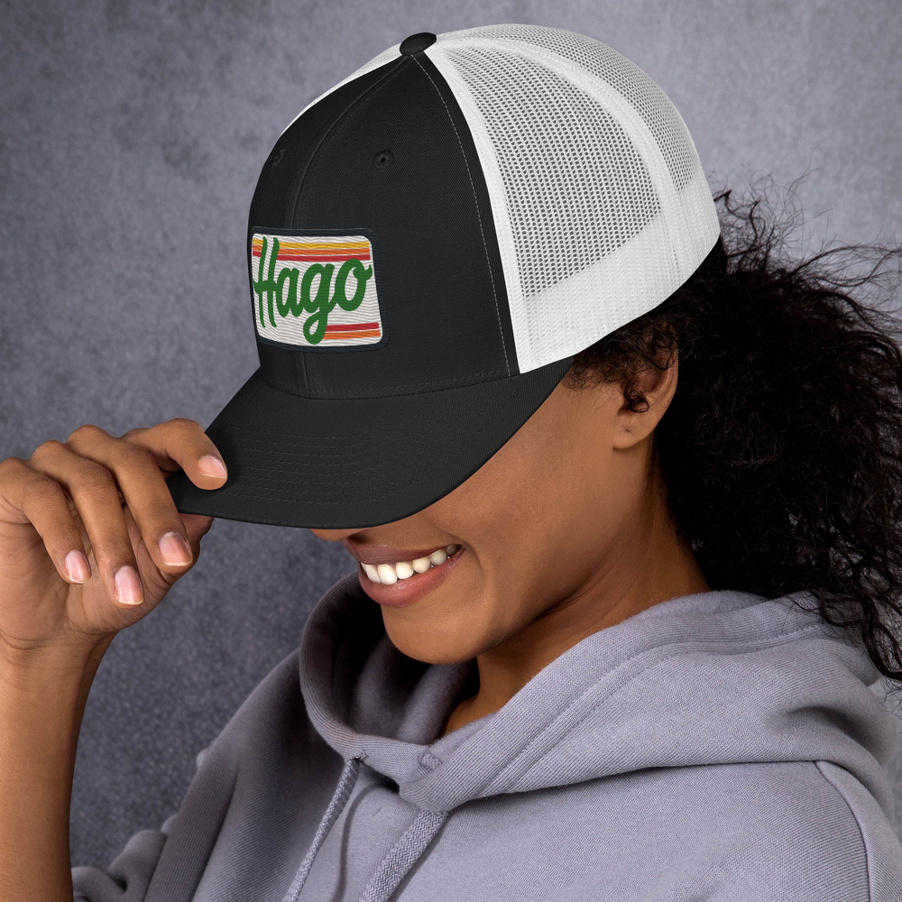 Sunset Retro HAGO Trucker Hat