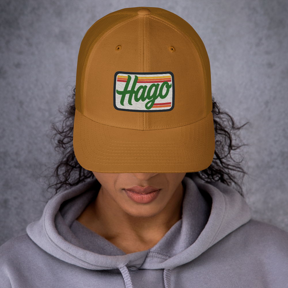 Sunset Retro HAGO Trucker Hat