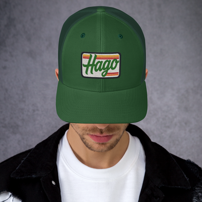 Sunset Retro HAGO Trucker Hat