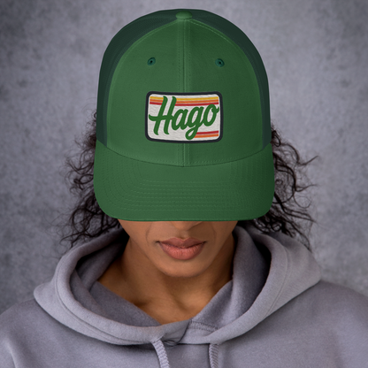 Sunset Retro HAGO Trucker Hat