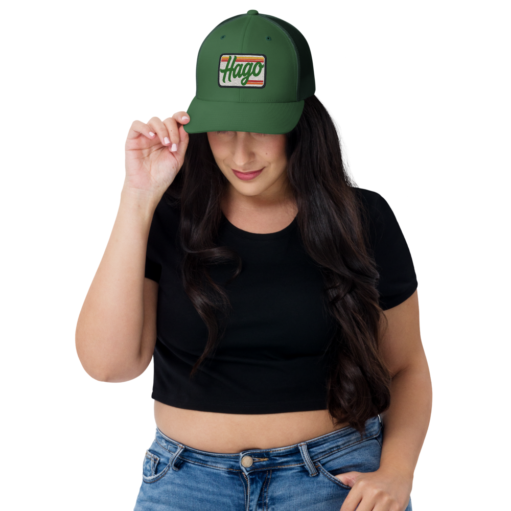 Sunset Retro HAGO Trucker Hat