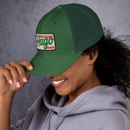 Sunset Retro HAGO Trucker Hat