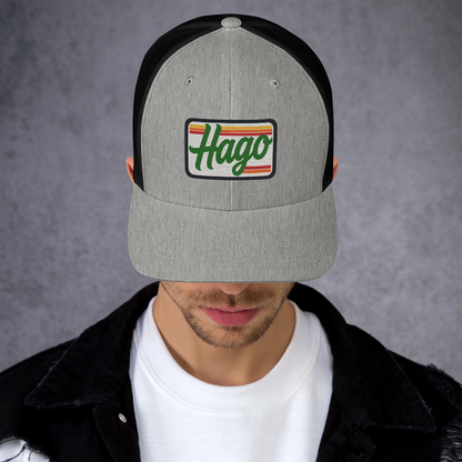 Sunset Retro HAGO Trucker Hat