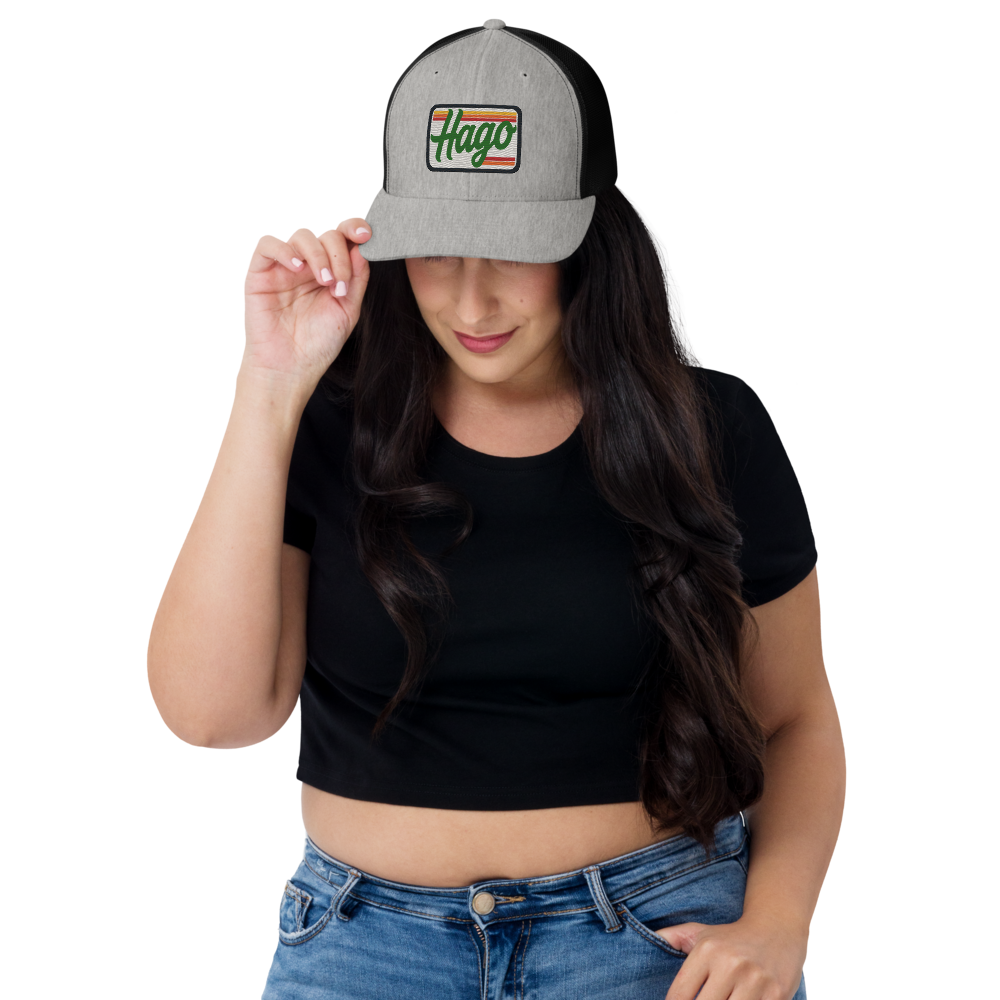 Sunset Retro HAGO Trucker Hat