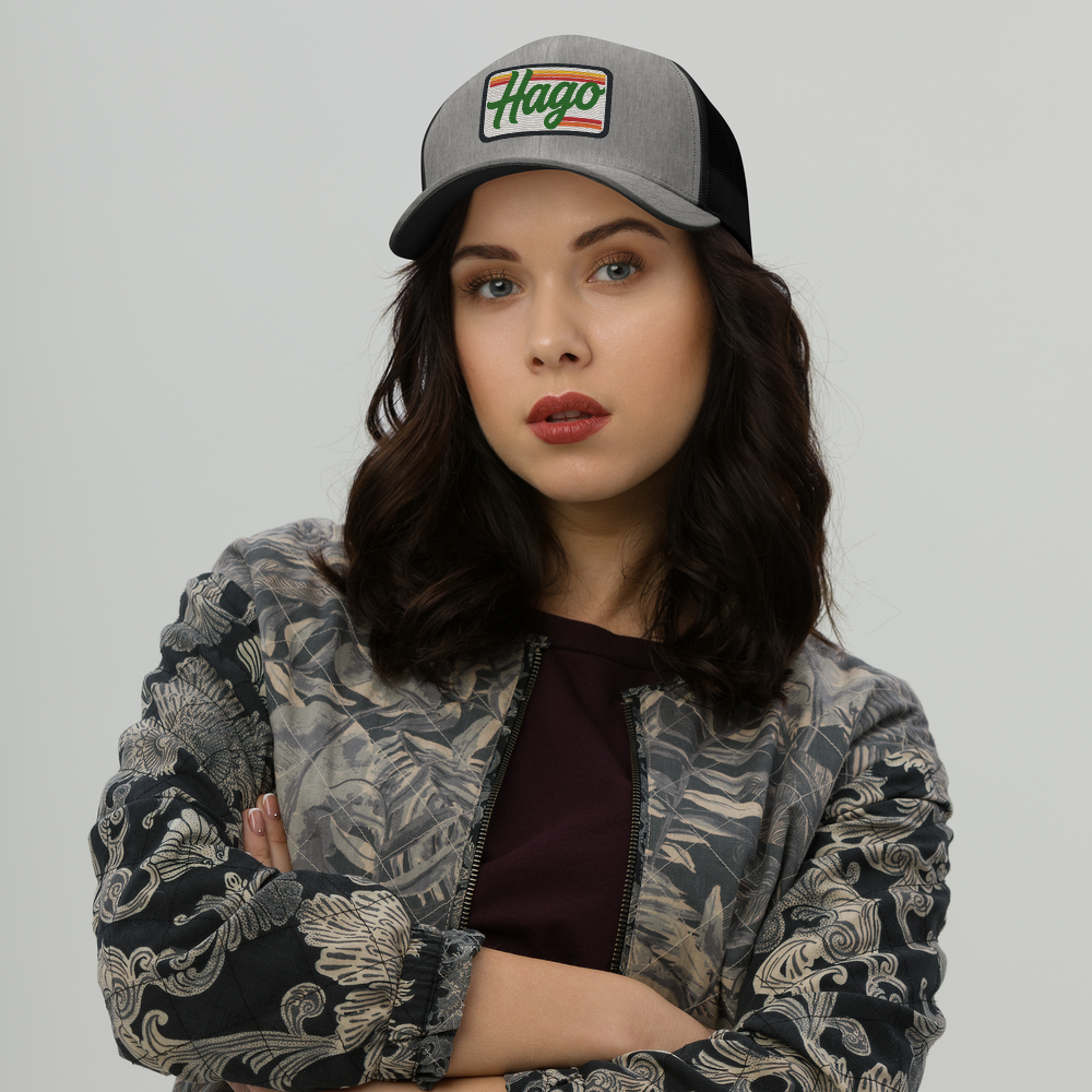 Sunset Retro HAGO Trucker Hat