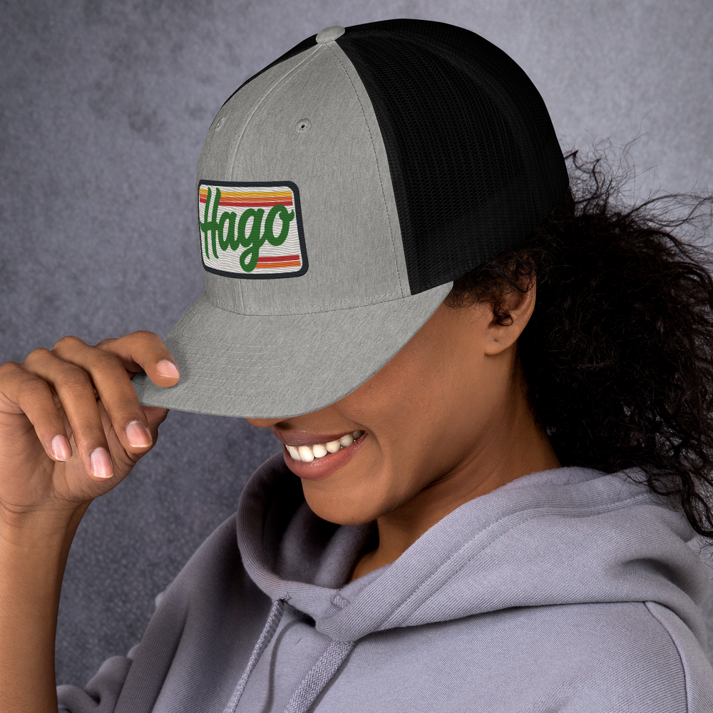 Sunset Retro HAGO Trucker Hat