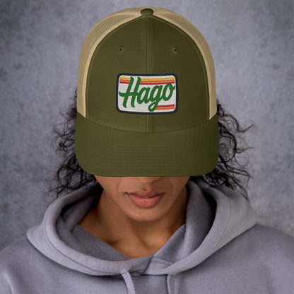 Sunset Retro HAGO Trucker Hat