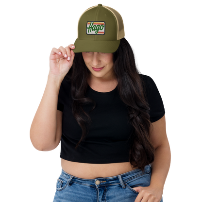 Sunset Retro HAGO Trucker Hat