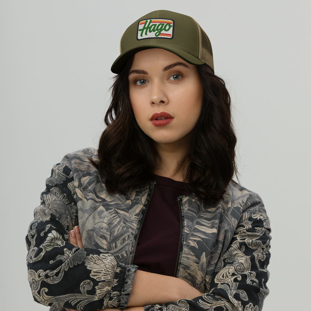 Sunset Retro HAGO Trucker Hat