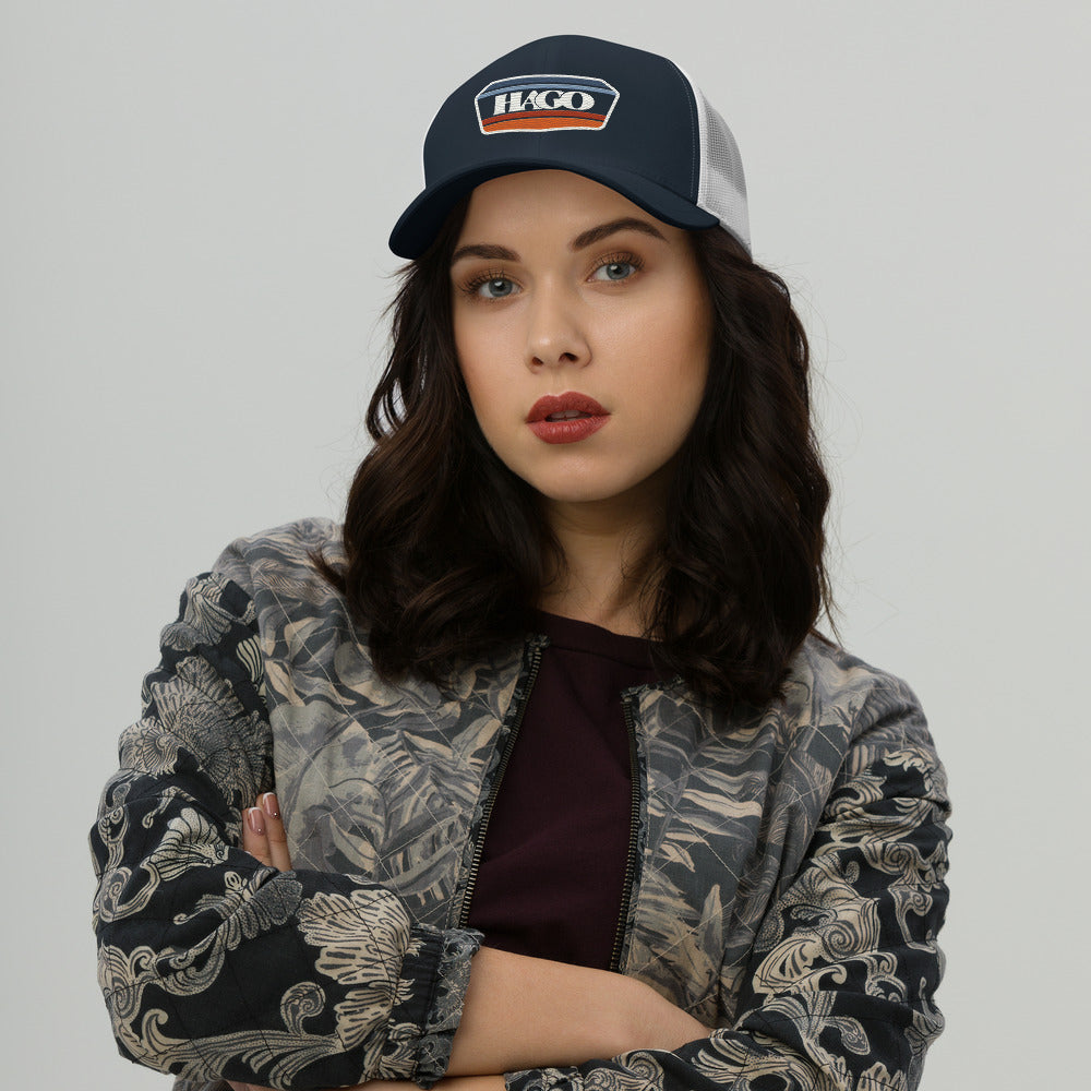 Vintage Americana Trucker Cap | Six-Panel Mesh Snapback Hat