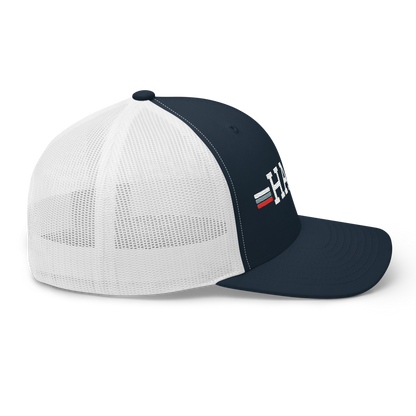 HAGO Americana Trucker Hat | Classic Six-Panel Mesh Snapback