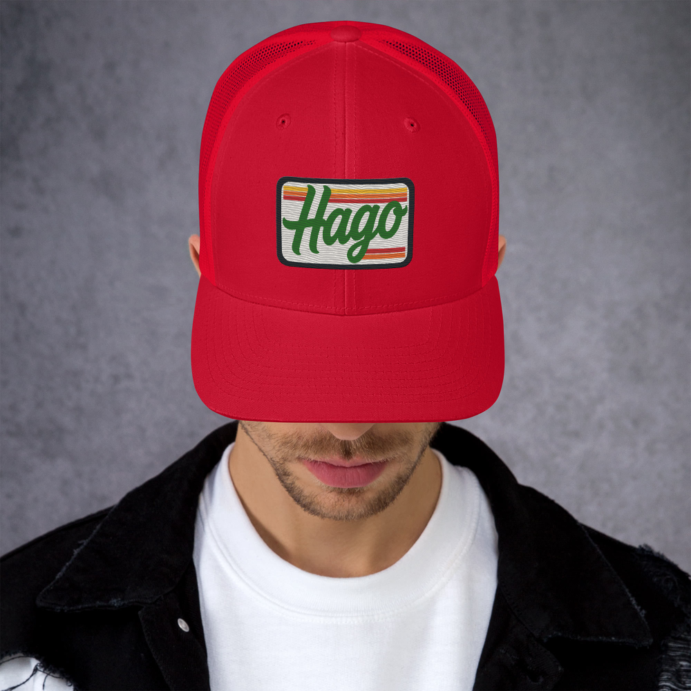 Sunset Retro HAGO Trucker Hat