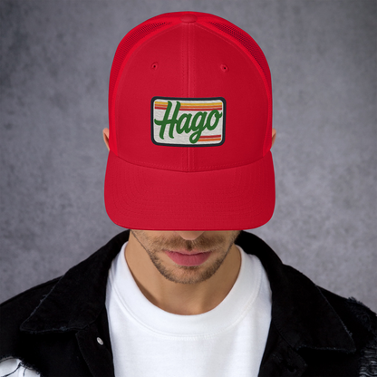 Sunset Retro HAGO Trucker Hat