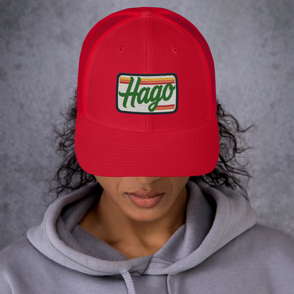Sunset Retro HAGO Trucker Hat