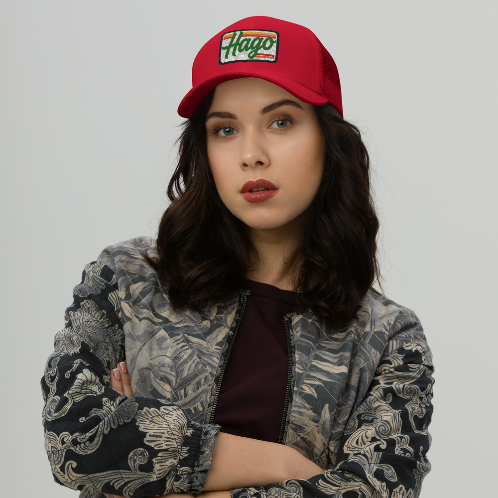 Sunset Retro HAGO Trucker Hat