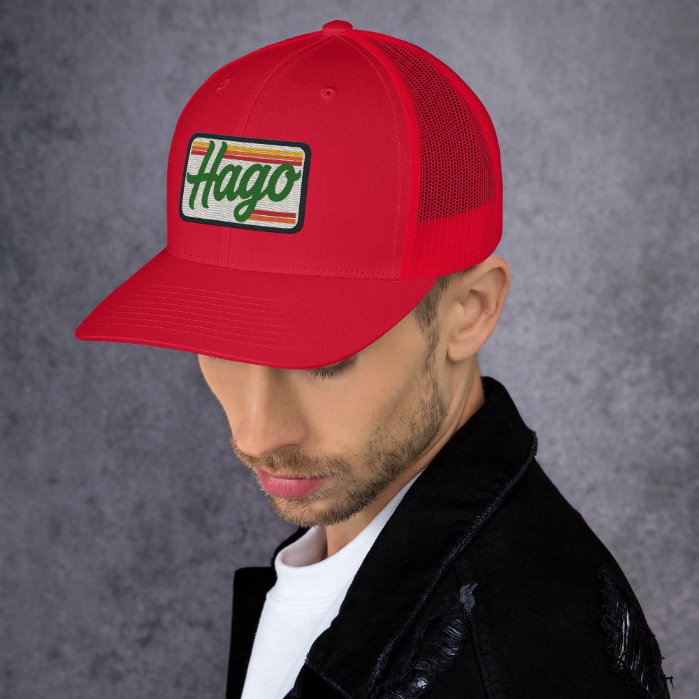 Sunset Retro HAGO Trucker Hat