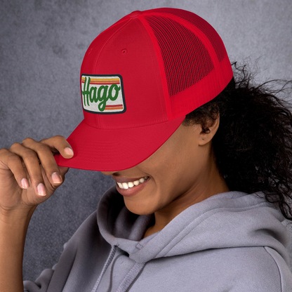 Sunset Retro HAGO Trucker Hat