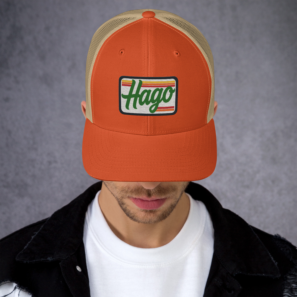 Sunset Retro HAGO Trucker Hat