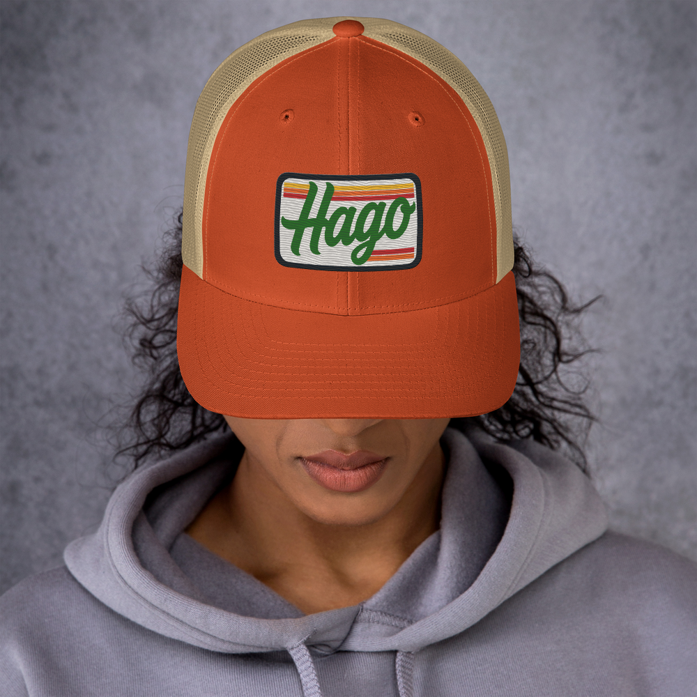 Sunset Retro HAGO Trucker Hat
