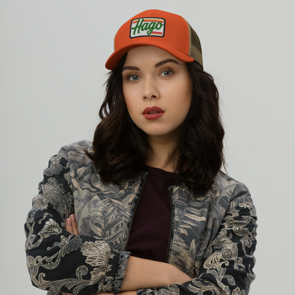 Sunset Retro HAGO Trucker Hat