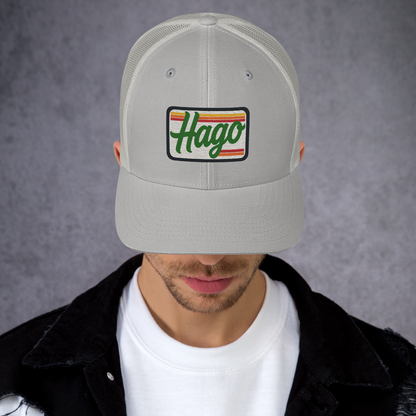 Sunset Retro HAGO Trucker Hat