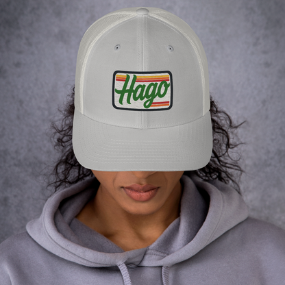 Sunset Retro HAGO Trucker Hat
