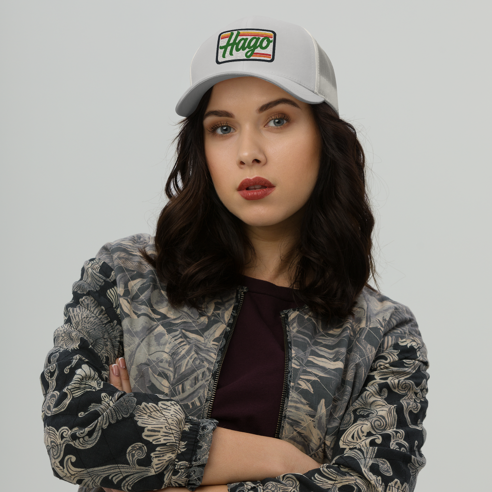 Sunset Retro HAGO Trucker Hat