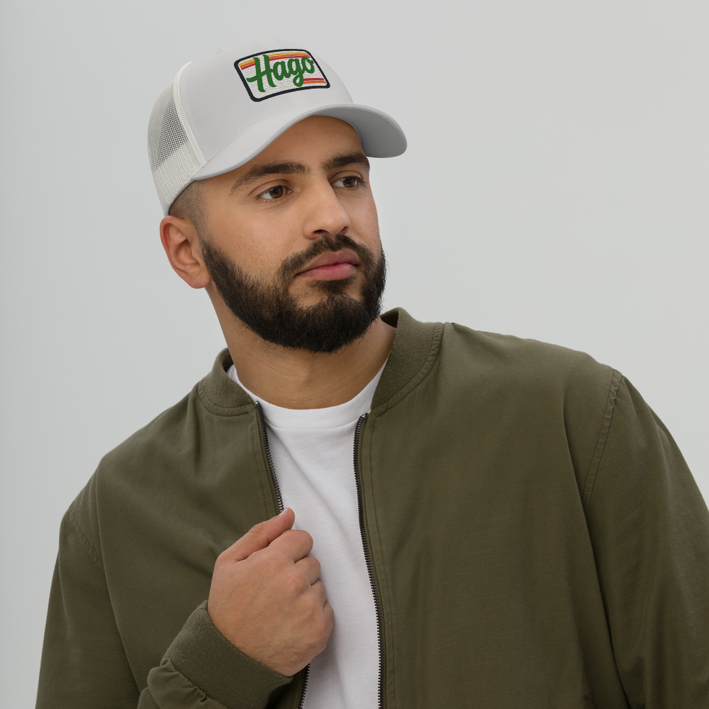 Sunset Retro HAGO Trucker Hat