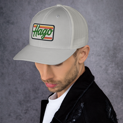 Sunset Retro HAGO Trucker Hat
