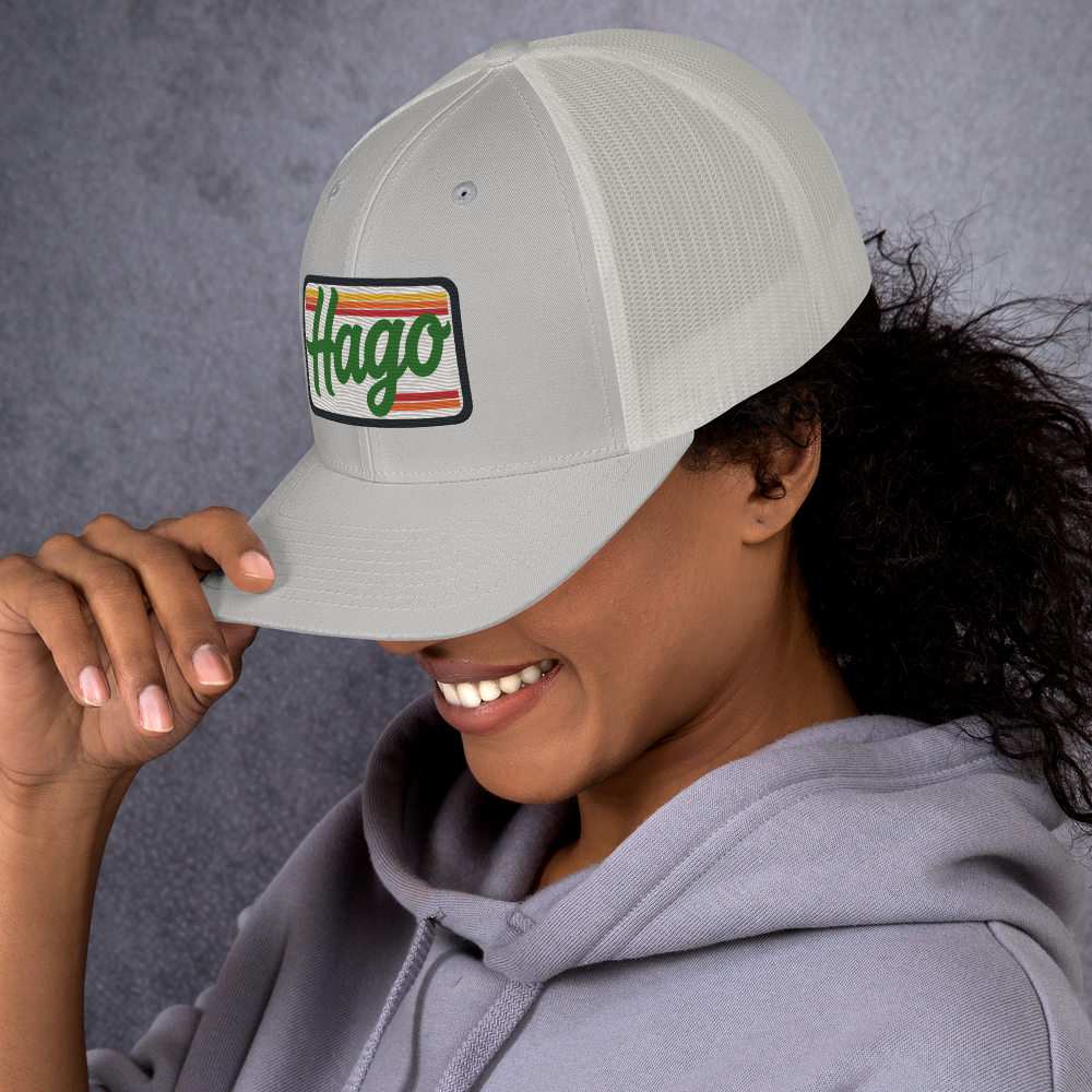 Sunset Retro HAGO Trucker Hat